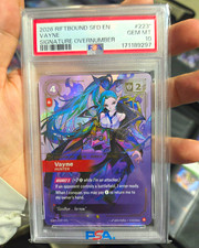 2026 Riftbound SFD EN Vayne Signature Overnumber #223 PSA Auth 171189297 picture