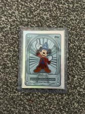 2025 Topps Disney Minted Platinum Sorcerer Apprentice Mickey 70/99 picture