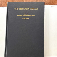 The Freshman Herald Princeton University Class of 1948 Supplement 1948 Signed picture