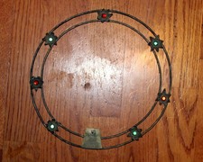 Rare Early 1800's PERU Colonial Period Alpaca Silver Statue Jeweled Halo picture