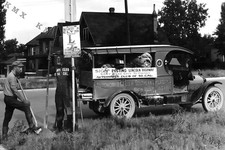1918 Lincoln Highway Sign Posting Department Truck 4x6 photo picture