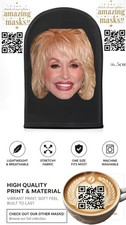 New Dolly Parton Mesh Mask See-Through Halloween Balaclava Cosplay Costume Hood  picture