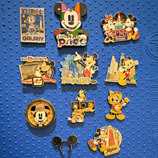11 Deluxe Disney Mickey Mouse Pin Set Disneyland Exclusive Lot picture