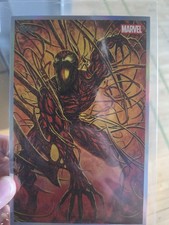 Topps 2026 Marvel Vault Vault Originals Carnage Art Card #VO-05  box topper picture
