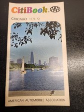 Vintage 1971-72 AAA CitiBook Chicago Travel Guide Booklet Ephemera picture