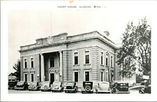 RPPC Court House Building Glencoe MN Minnesota Street View Cars Postcard picture