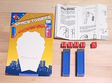 TENYO 1988 SPACE TOWERS T-135 Very Rare Collectable Vintage Magic Complete Used picture
