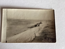 RPPC 1914 Typical Road Western Kansas with Team of Horses/ Bare Landscape picture