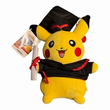 Pokemon Center Graduation Pikachu Plush Toy Male NWT XY Generation picture