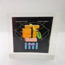 Vintage 1970s Shugart Read Write Head SA801 SA400 Lucite Paperweight Tech picture