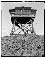Badger Mountain Lookout Washington 1930s Fire Lookout Tower Elevation View picture