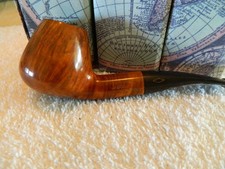 ESTATE PIPE  BREBBIA SERIES 83 , ARGENTO  852, BRANDY GLASS SHAPE , ITALY ,USED picture
