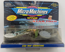 Vintage 1994 Micro Machines Star Trek Generations 3 Ship Pack 65846 NIP picture