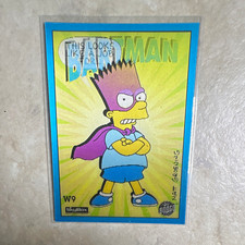 SkyBox International The Simpsons Bongo Comics Group Chase Card W9 Bart Batman picture