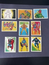 Vintage 1984 Marvel Super Heroes Secret Wars Stickers Lot - 9 Unused Excellent picture