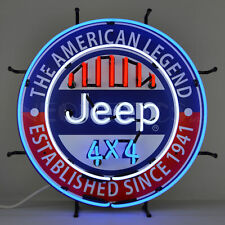 JEEP 4X4 THE AMERICAN LEGEND NEON SIGN picture