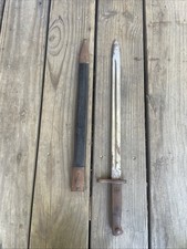 WWI WW1 Era Spanish M1913 Mauser Rifle Bayonet w/ Scabbard picture