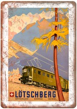 1949 Vintage Switzerland Suisse Railroad Retro Look Metal Sign ZL367 picture