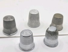 Thimbles Lot Of 5 Vintage 80s picture