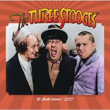 Carousel Calendars,  Three Stooges 2027 Wall Calendar picture