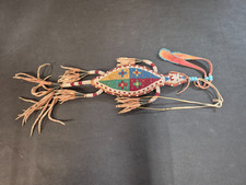 Beaded Native American Lizard Fetish with Beaded Tail picture