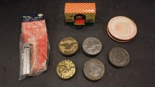 LOT # 1 - VINTAGE TIN MINIATURE BANKS -COINS + MECHANICAL ++++ picture