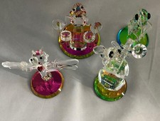 CRYSTAL WORLD JITTERBUGS SET OF 4 - MADAME D, LADY, BUZZ, MR G, 1999, NIB, RARE picture