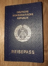 Expired German Democratic Republic Invalid GDR Travel Document 1990 - LAST ISSUE picture