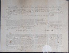 ULYSSES S. GRANT - FOUR LANGUAGE SHIPS PAPERS SIGNED 08/03/1871 WITH CO-SIGNERS picture