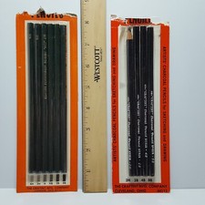 Vintage CRAFTINT Artist Wood & Charcoal Pencil Sets - Only Charcoal 2H Used picture