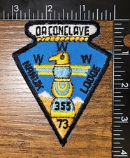Nanuk Lodge 355 OA Conclave 1973 OA WWW Boy Scout Patch picture