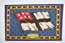 Vintage Circa 1910's South African Rep. Flag: Tobacco Felt Flannel Cigar Premium picture