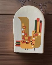 Jonathan Adler Retro 60’s/70’s Vase New With Original Sticker 9x6.5x3.5 Bird’s picture