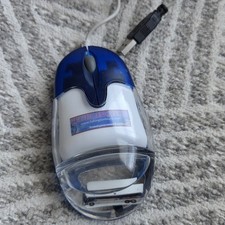 Vtg Rare Aqua Computer Mouse  Liquid Filled Fullington Floating Bus TESTED Works picture
