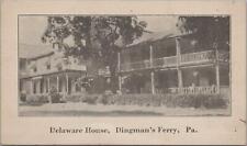 Postcard Delaware House Dingman's Ferry PA 1932 picture