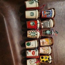 Lot Of 13 BRAND NEW SEALED STARBUCKS Christmas Ornaments Awesome picture