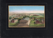 1850's Charles Magnus bird's eye view of Philadelphia from hand colored scenes. picture
