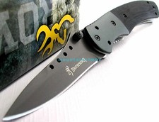 Browning RARE Midway Sliver Titanium Coated Linerlock 7.2/4.2 G10 Knife MANUAL picture