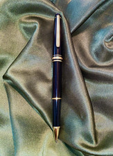 Vintage 1991 Montblanc Meisterstuck Classique 163 Rollerball Pen Black w/Gold picture