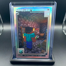 2025 Panini Minecraft Special Edition Crafting Chronicles #78 Glass /75 w/Steve picture