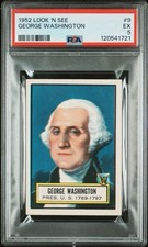 1952 Topps Look 'n See George Washington #9 PSA 5 Centered New Slab picture