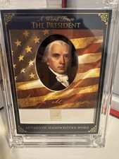 2025 A Word From POTUS - James Madison #4 Handwritten Word 😃🔥 picture