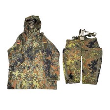 German Military Surplus Flecktarn Parka and Bib Set - Size Large- New picture