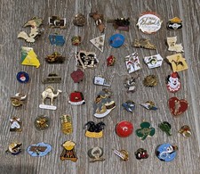 Vintage Lot (50) Shriners Masonic Temple Freemason's Lapel Hat Pins 🔥🔥🔥 picture
