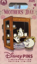 Disney Mother’s Day 2026 Limited Edition Mrs. Potts & Chip Pin RARE picture