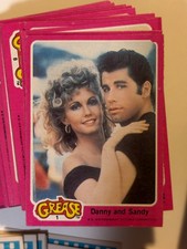 GREASE 1978 Topps BOTH COMPLETE SETS/STICKERS 132/22 Near Mint-Mint Beauties HOT picture