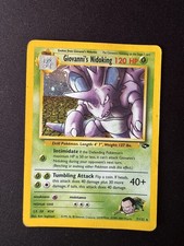 Giovanni's Nidoking 7/132 Gym Challenge Holo Pokemon Card - EXCELLENT INVESTMENT picture