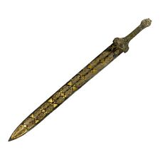 Unique Ancient Roman Wonderful bronze excellent Gold gilded Sword picture