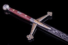 Claymore Silver Mandoble Decorated in Gold picture