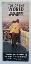 PRE 9/11 VINTAGE WORLD TRADE CENTER OBSERVATION DECK BROCHURE WTC 9-11 picture